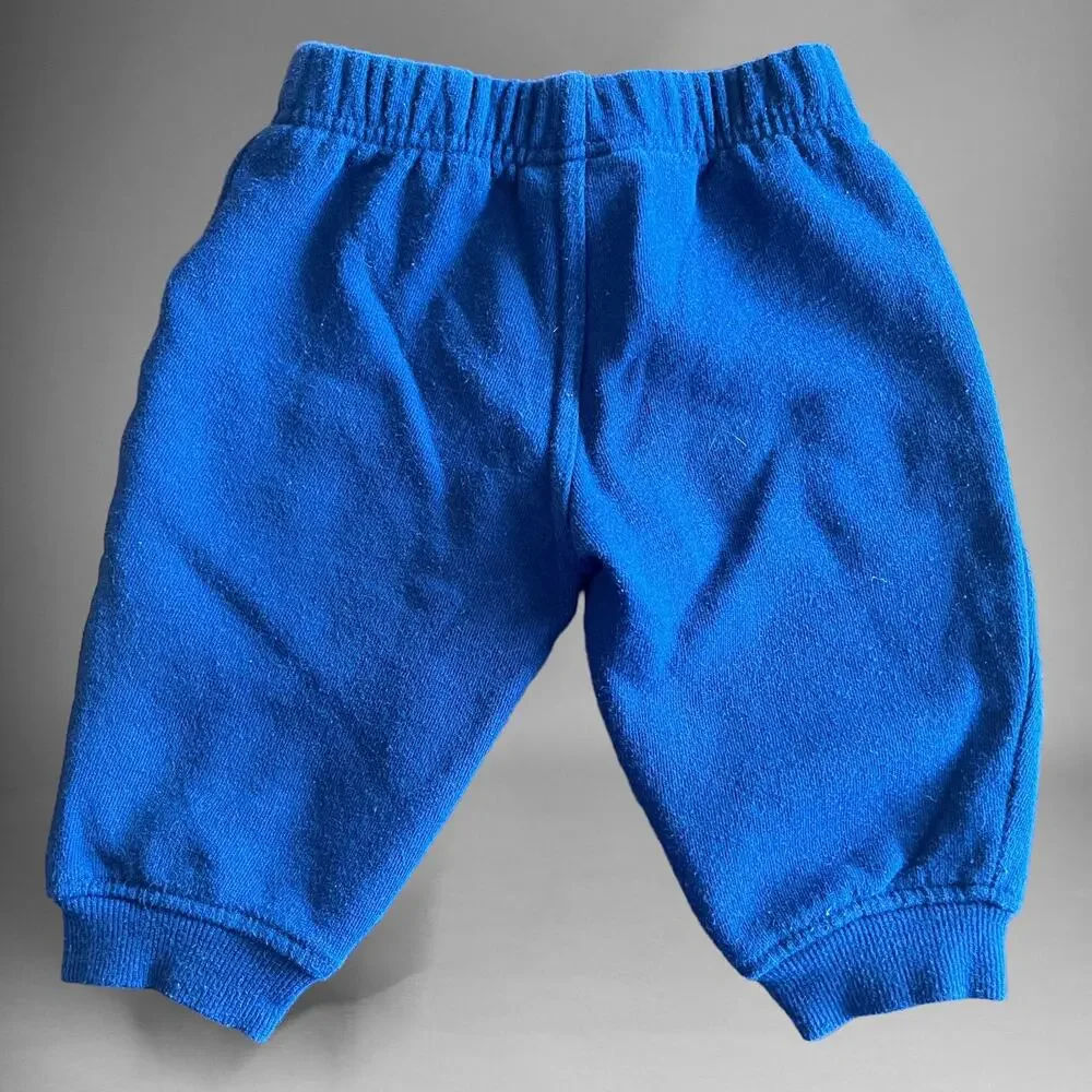Tommy Hilfiger Baby 6/9m Zip Up Sweatsuit Preppy Academia Full Zip Joggers